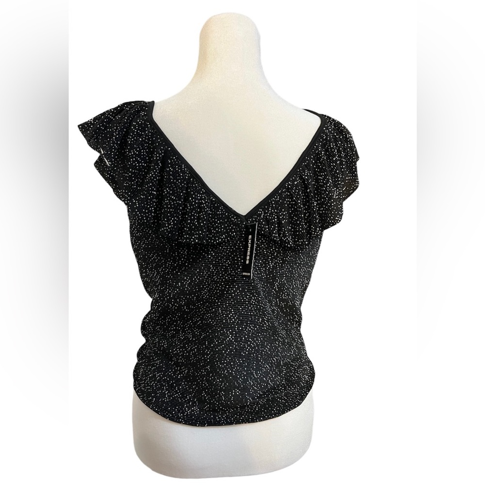 NWT Express Ruffled Top - Picture 4 of 4